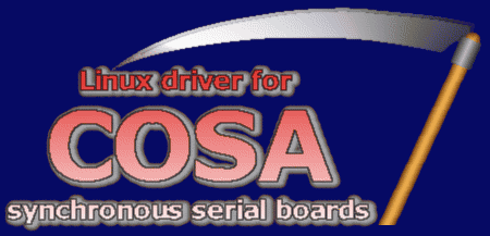 Linux driver for COSA synchronous serial boards