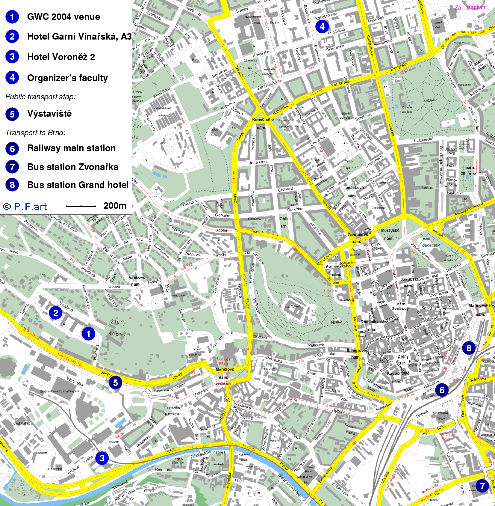 Brno Map