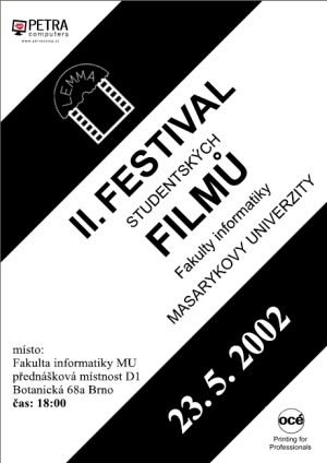 Plakát 2. Filmového festivalu 2002