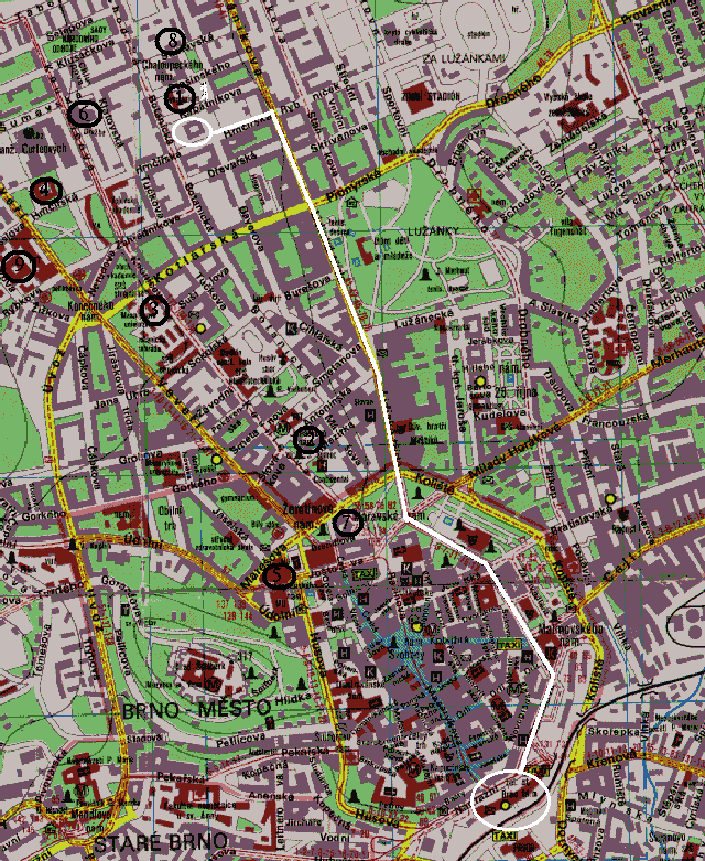 Detailed Map of the CEOI'99 Location