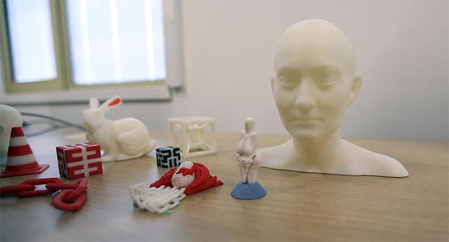 The output of computer models can also be 3D printing
