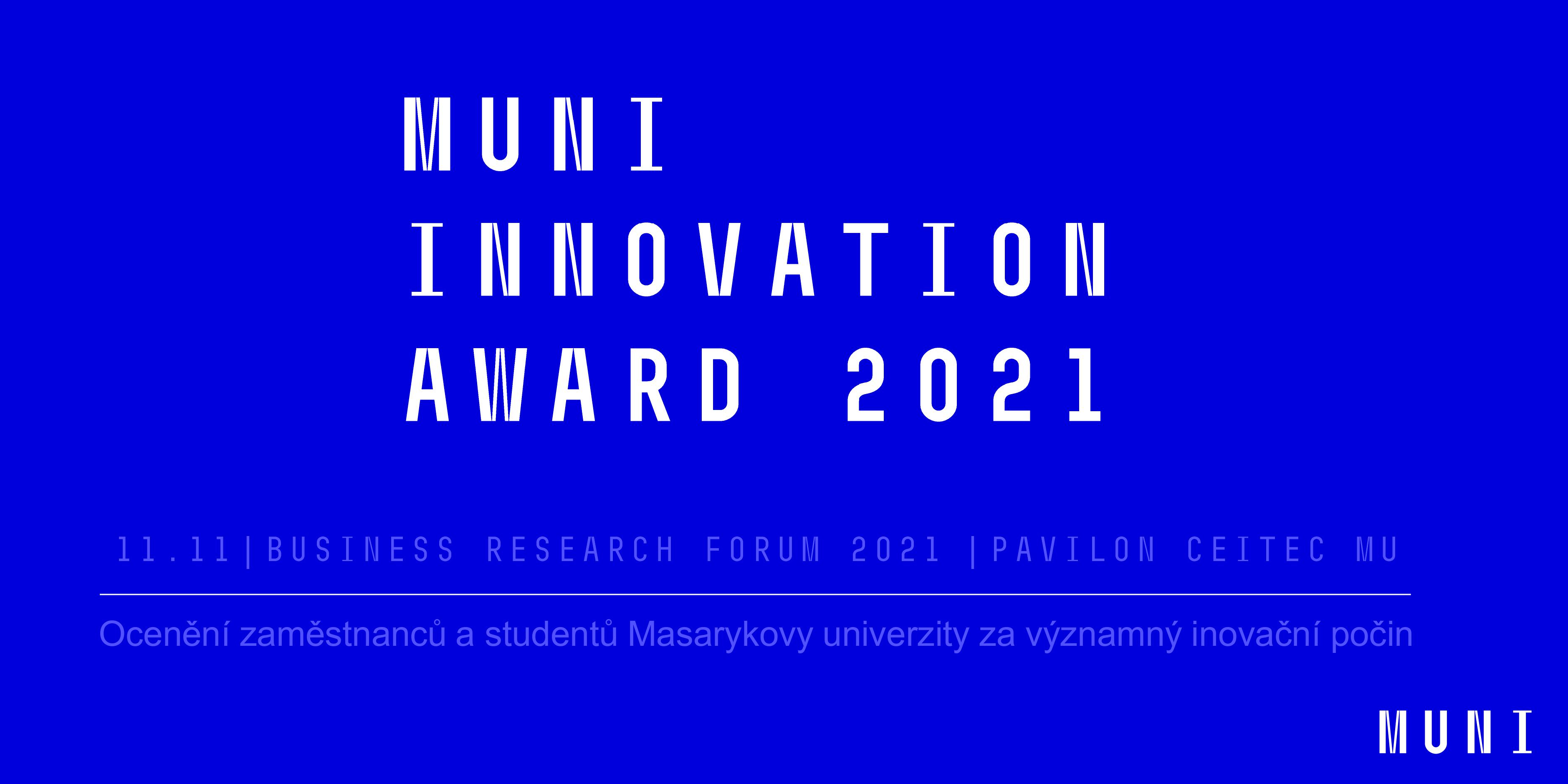 Four prizes of the new MUNI Innovation Awards go to representatives of the Faculty of Informatics of MU. Congratulations!