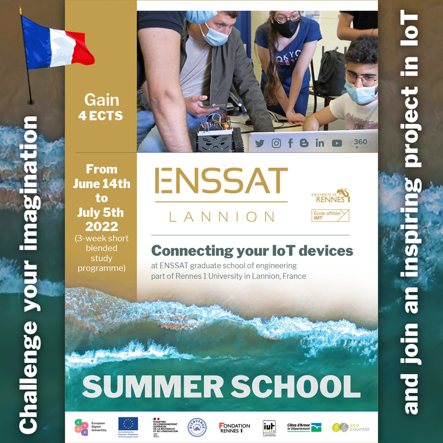 Summer school in Enssat, France