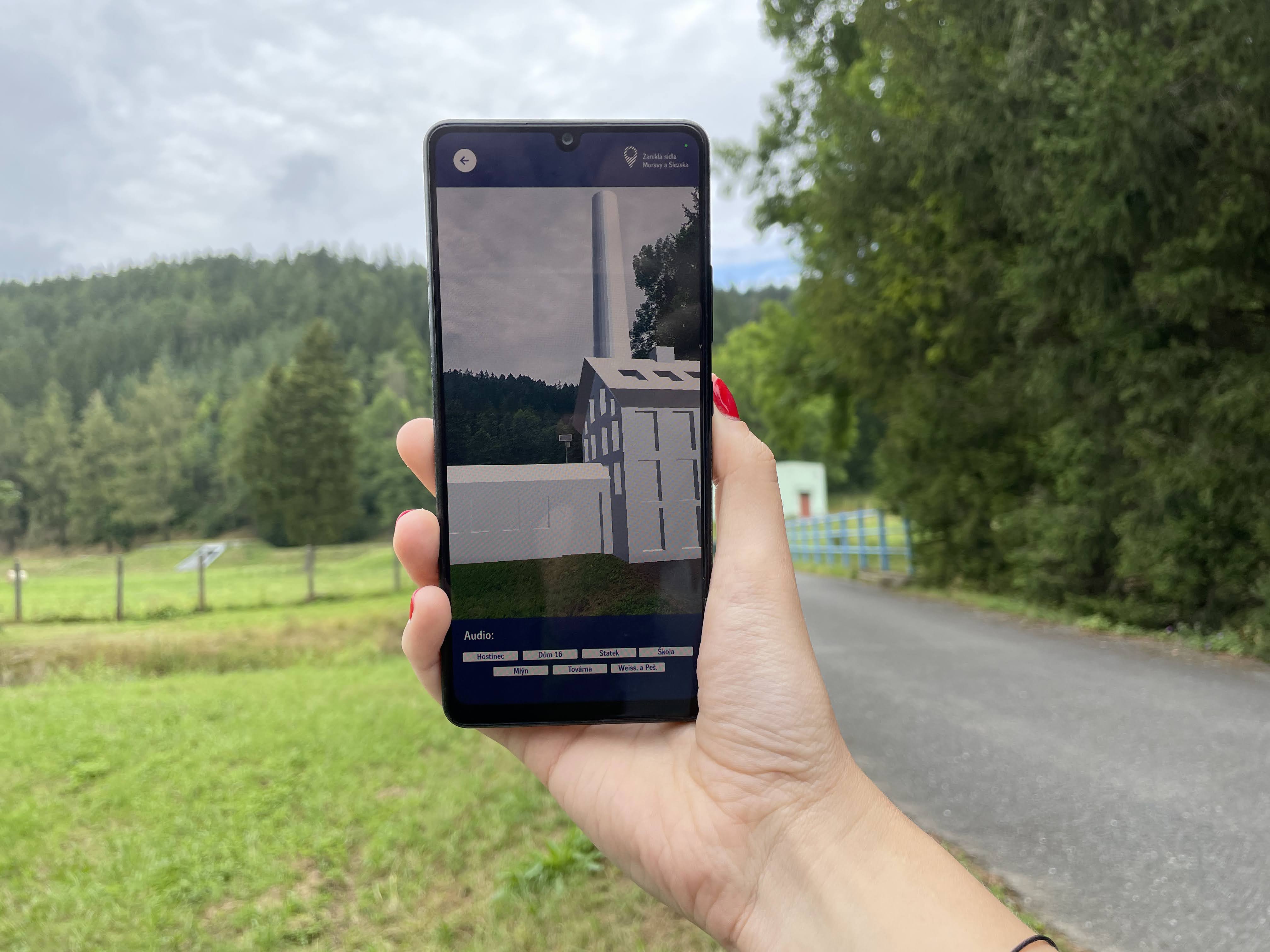 Application - AR of the extinct village of Muzlov
