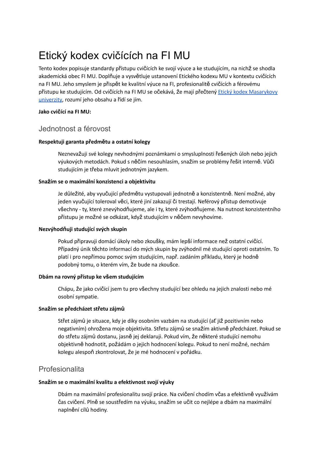 Thumbnail of the Code of Conduct