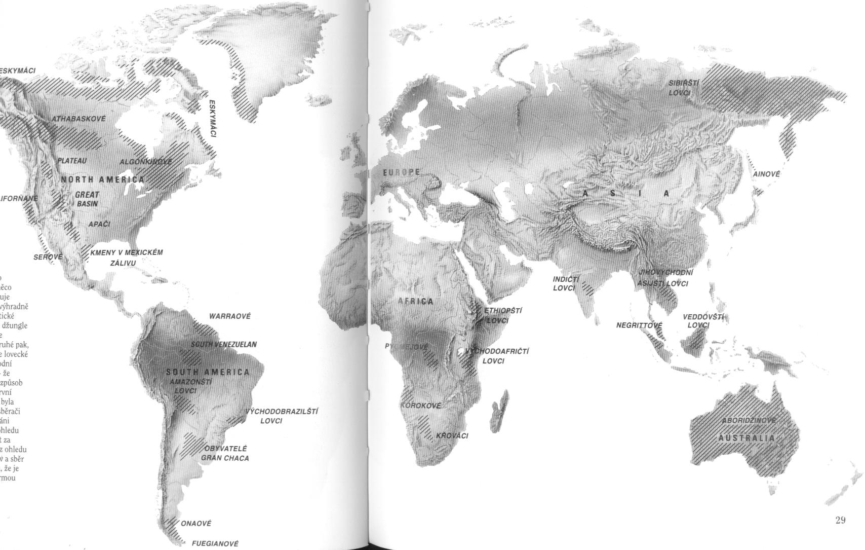 Mapa pochází z Velkého zeměpisného atlasu