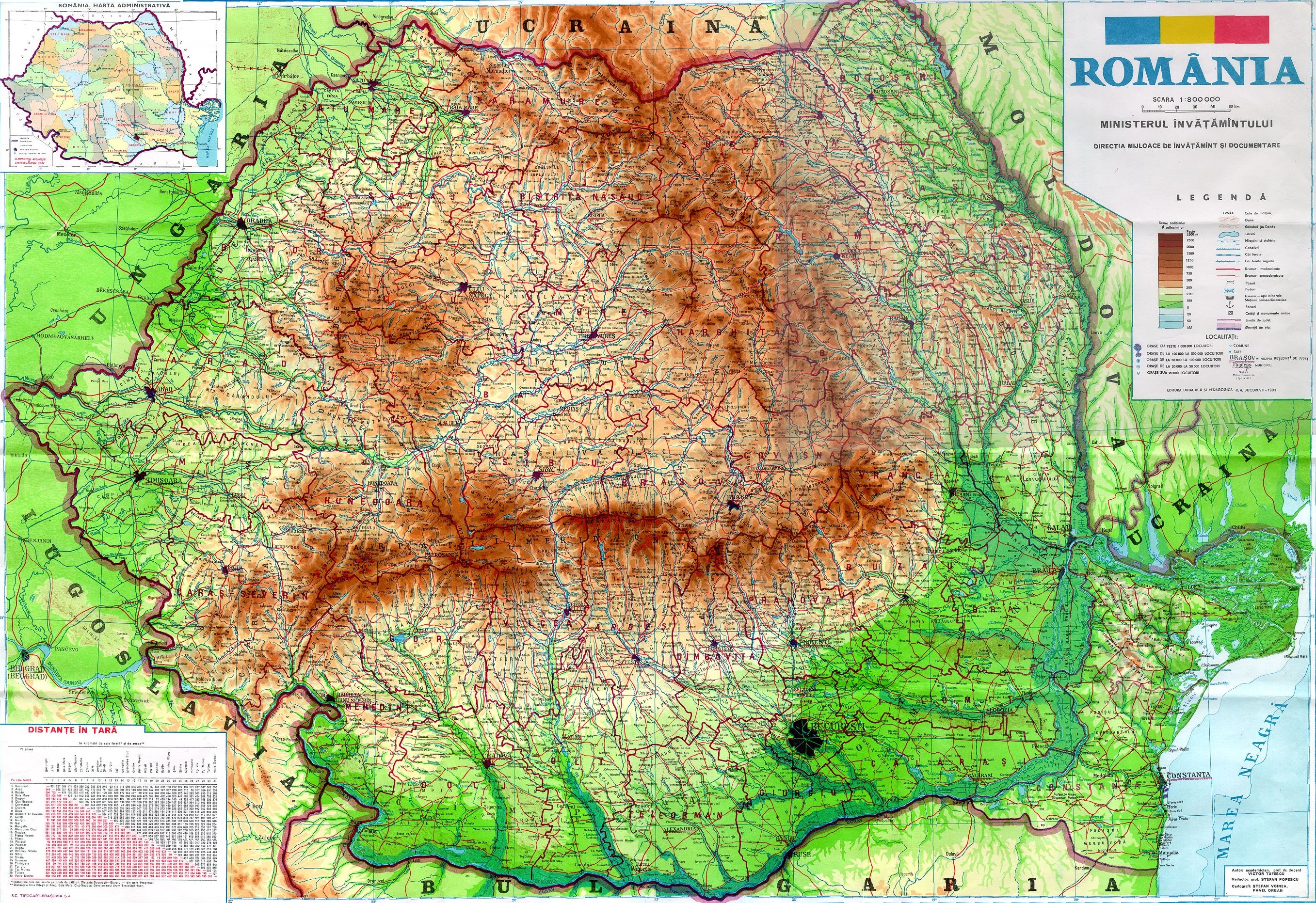 mapa rumunsko Rumunsko :: ✿ Geografia ✿ mapa rumunsko