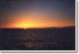 Sunset near Africa