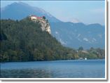 Bled lake, castle